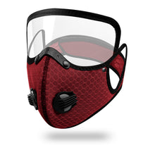 Load image into Gallery viewer, 5 Pack Cycling Protective Dust Filter Face Masks (removable protective lens)
