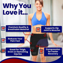 Load image into Gallery viewer, Hip Brace Thigh Compression Sleeve
