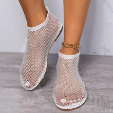 Load image into Gallery viewer, Round Toe Sandals Hollow Flats
