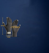 Load image into Gallery viewer, Velvet Thickened Knitted Gloves
