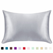 Load image into Gallery viewer, Imitation silk solid color ice Silk Pillowcase
