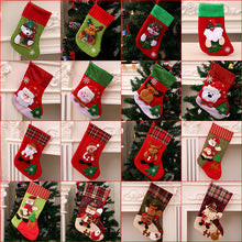 Load image into Gallery viewer, 4 Pack Christmas Sock Gift Bag
