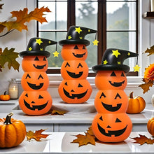 Load image into Gallery viewer, Halloween Inflatable Pumpkin Stack Decoration
