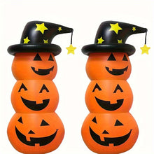 Load image into Gallery viewer, Halloween Inflatable Pumpkin Stack Decoration
