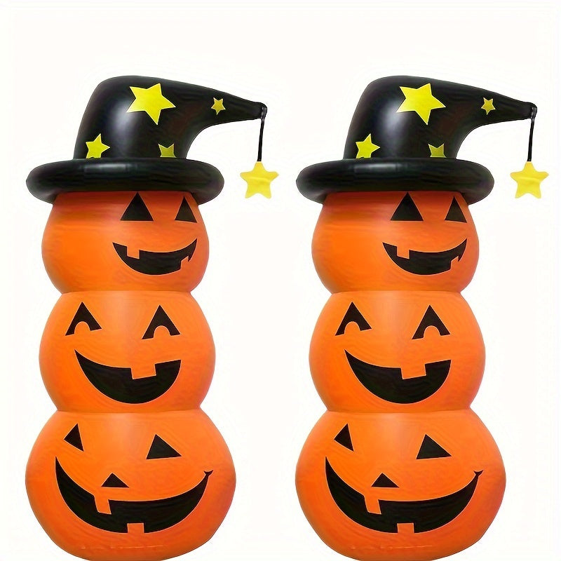 Halloween Inflatable Pumpkin Stack Decoration