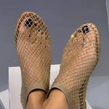 Load image into Gallery viewer, Round Toe Sandals Hollow Flats
