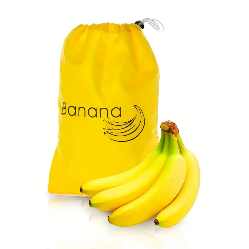 2pc Reusable Banana Storage Bag with Drawstrings