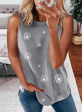 Load image into Gallery viewer, Womens Crewneck Tank Tops Casual Loose Sleeveless Blouse Shirts
