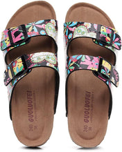 Load image into Gallery viewer, Summer Beach Print Double Buckle Non-Slip Clogs Slippers
