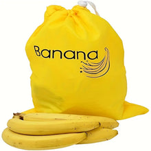 Load image into Gallery viewer, 2pc Reusable Banana Storage Bag with Drawstrings
