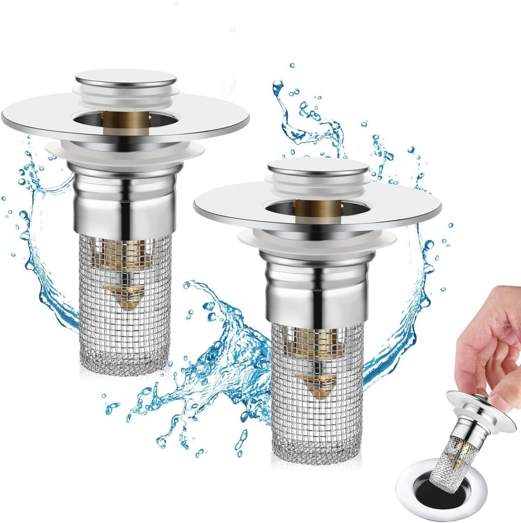 2 Pack Bathroom Sink Stopper