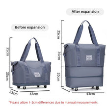Load image into Gallery viewer, Expandable Foldable Luggage Bags For Travel With Removable Wheels
