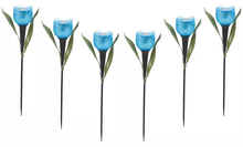 Load image into Gallery viewer, 6 Pack Tulip-Shaped Garden Solar Lights
