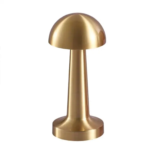 Modern USB Rechargeable Touch Wrought Iron Dumbbell Table Lamp