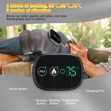 Load image into Gallery viewer, Electric Heating Therapy Knee Vibration Massager

