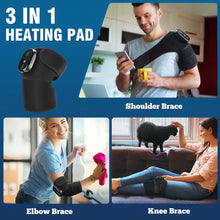 Load image into Gallery viewer, Electric Heating Therapy Knee Vibration Massager

