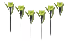 Load image into Gallery viewer, 6 Pack Tulip-Shaped Garden Solar Lights
