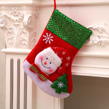 Load image into Gallery viewer, 4 Pack Christmas Sock Gift Bag
