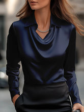 Load image into Gallery viewer, Women's Elegant Simple Collar Shirt
