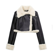 Load image into Gallery viewer, Women's Cropped Double-Faced Jacket
