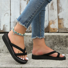 Load image into Gallery viewer, Women Summer Outdoor Shoes Flat Open Toe Slippers
