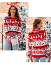 Load image into Gallery viewer, Ladies Casual Pullover Christmas Sweater
