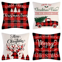 Load image into Gallery viewer, 4 Pack Home Decor Throw Pillow Cases
