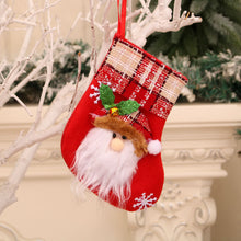 Load image into Gallery viewer, 4 Pack Christmas Sock Gift Bag
