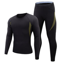 Load image into Gallery viewer, Men&#39;s Fleece Thermal Underwear Set
