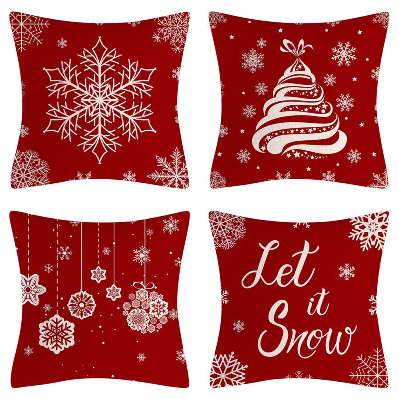 4 Pack Home Decor Throw Pillow Cases