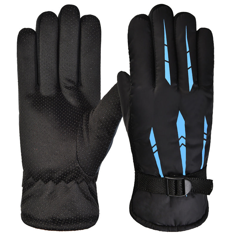 Men's Winter Warm Extra Thick Fleece Outdoor Gloves