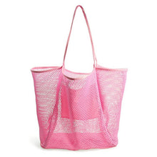Load image into Gallery viewer, Mesh Beach Tote Womens Shoulder Handbag
