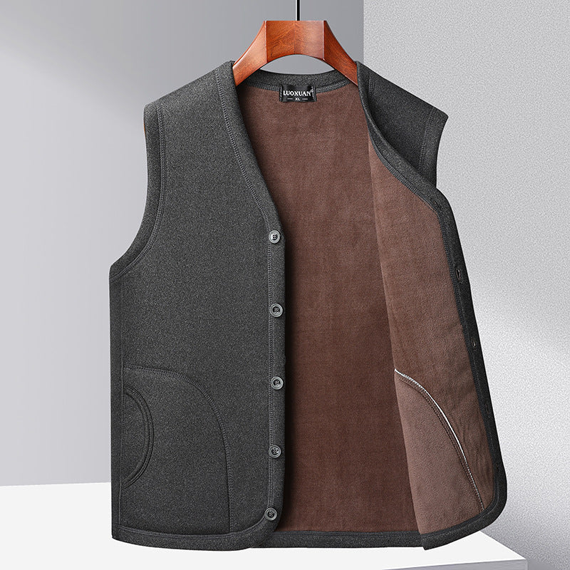 Winter Padded Cardigan Vest