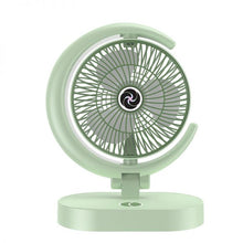 Load image into Gallery viewer, Portable USB Charging Desktop Fan With Light
