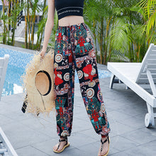 Load image into Gallery viewer, summer casual Floral Pants
