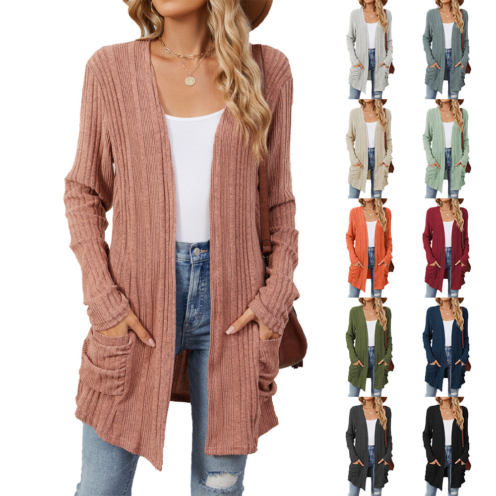 Women's Long Sleeve Cardigan