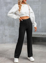 Load image into Gallery viewer, Women's High Waist Casual Straight Pants
