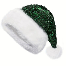 Load image into Gallery viewer, 2 Pack Christmas Decoration Atmosphere Double Layer Sequin Hat
