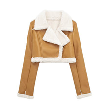 Load image into Gallery viewer, Women's Cropped Double-Faced Jacket
