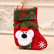 Load image into Gallery viewer, 4 Pack Christmas Sock Gift Bag
