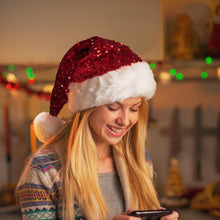 Load image into Gallery viewer, 2 Pack Christmas Decoration Atmosphere Double Layer Sequin Hat
