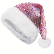 Load image into Gallery viewer, 2 Pack Christmas Decoration Atmosphere Double Layer Sequin Hat
