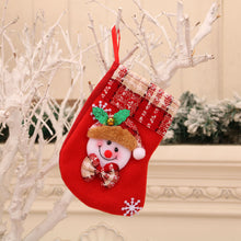 Load image into Gallery viewer, 4 Pack Christmas Sock Gift Bag
