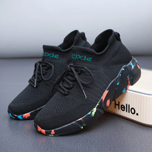 Load image into Gallery viewer, Breathable Flyknit Stretch Soft Sole Running Shoes
