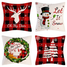 Load image into Gallery viewer, 4 Pack Home Decor Throw Pillow Cases
