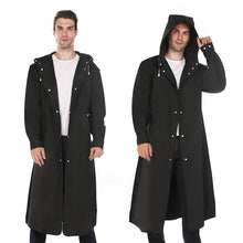 Load image into Gallery viewer, EVA Men Hooded Long Raincoat Rain Poncho
