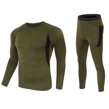 Load image into Gallery viewer, Men&#39;s Fleece Thermal Underwear Set
