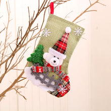 Load image into Gallery viewer, 4 Pack Christmas Sock Gift Bag
