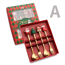 Load image into Gallery viewer, Christmas Spoon and Fork Set
