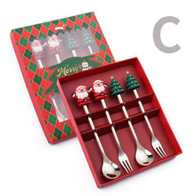 Load image into Gallery viewer, Christmas Spoon and Fork Set
